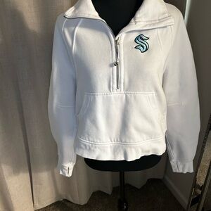 Lululemon Athletica White Fleece Pullover